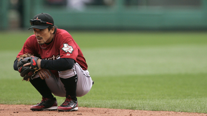 Hideki Matsui's first big league dinger came during his debut in